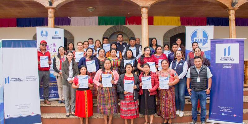 SEPREM realiza Escuela de Formación y Liderazgo para las Directoras de las Direcciones Municipales de la Mujer en San José Chacayá, Sololá