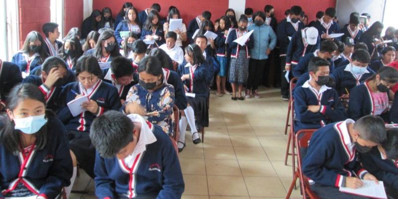 Estudiantes de Santa Cruz Balanyá comienzan formación como Guardianes Ecológicos