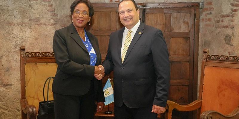 Guatemala y Barbados reafirman la dinámica relación política, económica y cultural