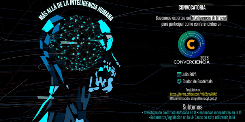 Expertos en inteligencia artificial podrán compartir sus experiencias en CONVERCIENCIA 2023 
