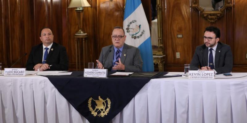 Presidente Alejandro Giammattei 