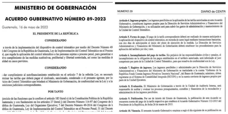 Control Telemático avanza con tarifas de brazalete