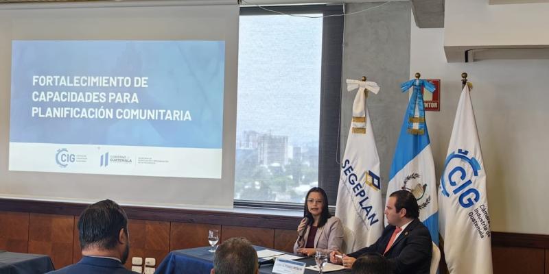SEGEPLAN Y CIG FIRMAN CONVENIO DE COLABORACIÓN PARA FORTALECER PROYECTOS LOCALES COMUNITARIOS