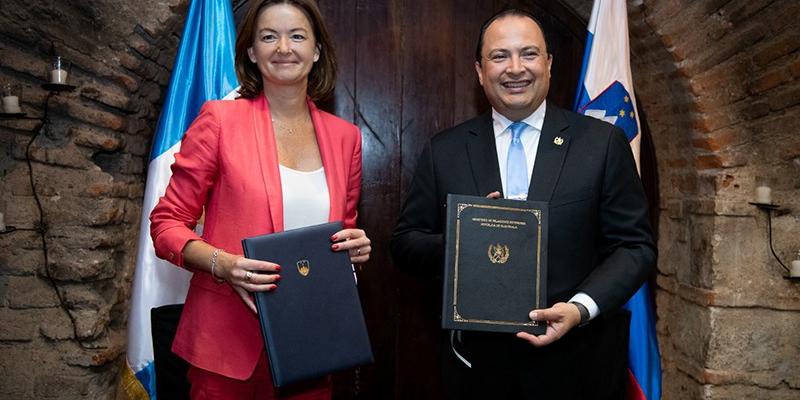 Guatemala y Eslovenia acuerdan impulsar alianzas estratégicas