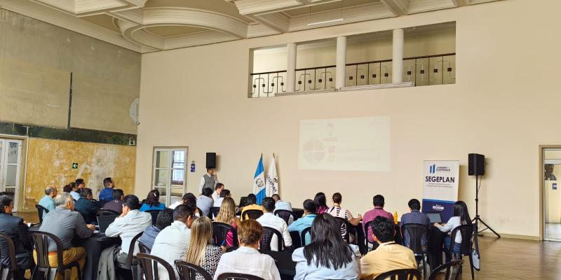 SEGEPLAN fortalece capacidades de técnicos del sector público en criterios de clasificación, definición de proyectos y estudios de preinversión