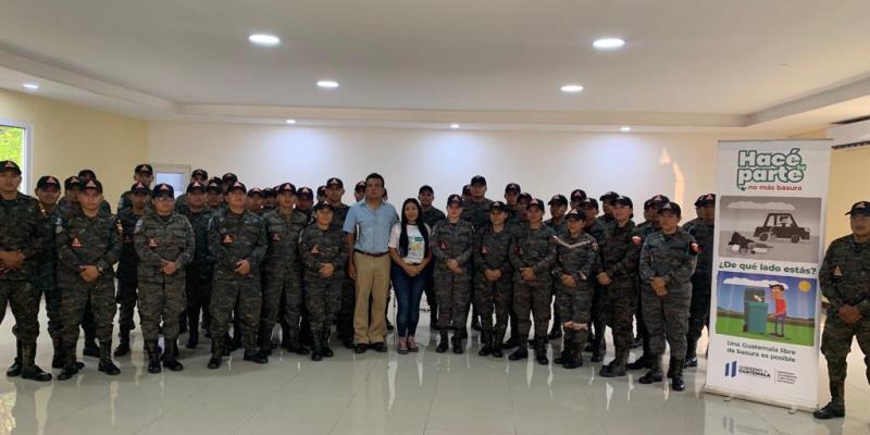 MARN capacita a militares de Petén sobre vulnerabilidad climática