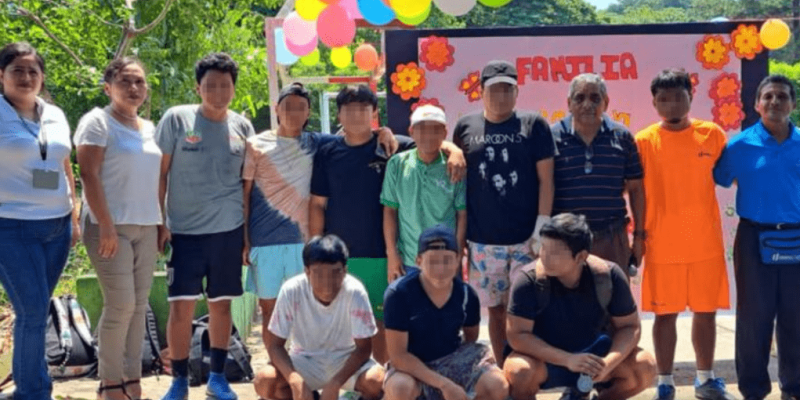 Los y las jóvenes disfrutaron de las distintas dinámicas