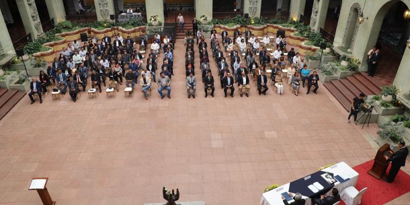 Ministro del MARN Gerson Barrios destaca labor social y ambiental en el Día del Ingeniero Agrónomo