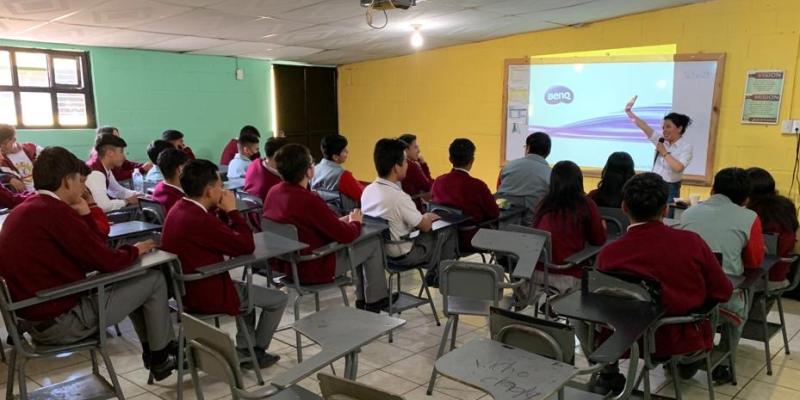 Capacitaciones del MARN en San Pedro Sacatepéquez, San Marcos llegan a estudiantes