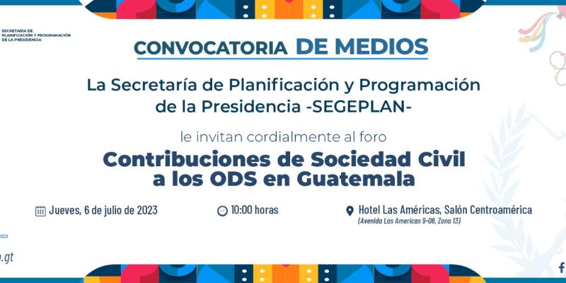 Contribuciones de Sociedad Civil a los ODS en Guatemala