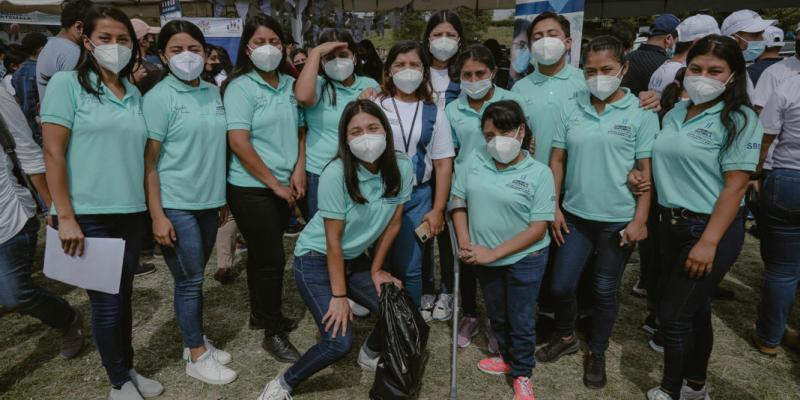 Los y las jóvenes apoyarán a sus comunidades