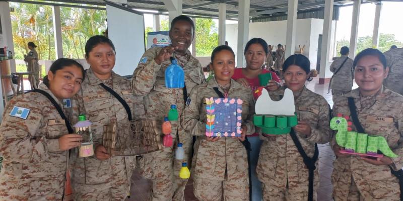 Reservistas militares de Izabal reciben diplomado de educación ambiental