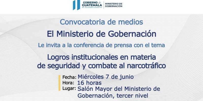 Logros institucionales en materia de seguridad y combate al narcotráfico