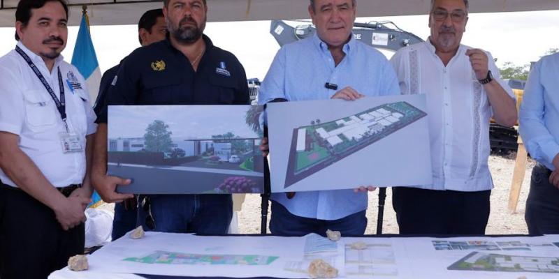 Construcción del nuevo hospital en San Benito Petén