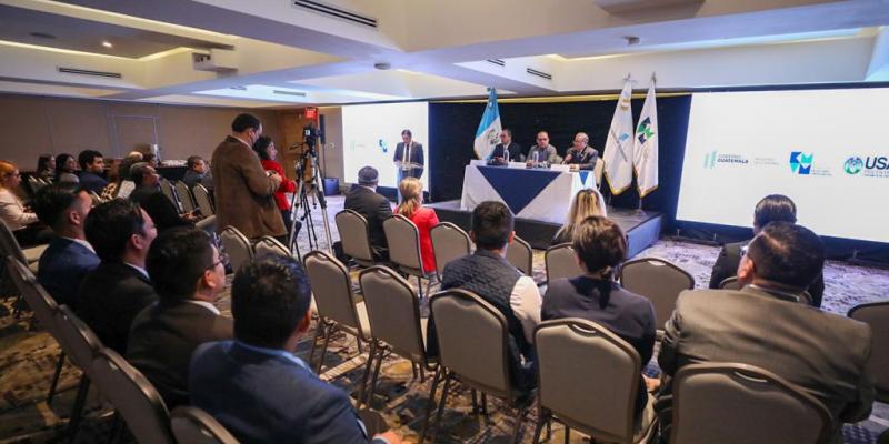 El evento fue presidido por el viceministro  Juan Carlos Pellecer