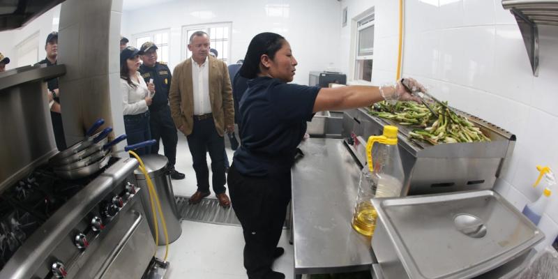 La Unidad Áerea del Mingob cuenta con el quinto comedor habilitado