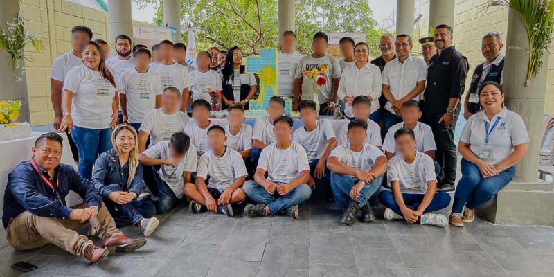 El programa apoya a los jóvenes que cumplen una medida sustitutiva