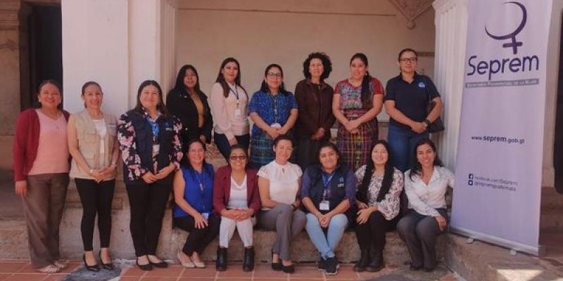 La Secretaría Presidencial de la Mujer en Sacatepéquez sostuvo una reunión de trabajo con la Comisión Regional de la Mujer de la Región Central