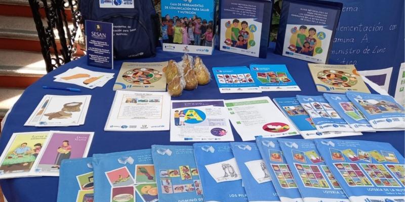 Madres de familia de Santa Elena Barillas y Villa Canales aprenden sobre los pilares de la SAN