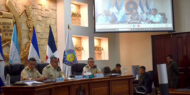XLVIII Reunión Ordinaria del Consejo Superior de la Conferencia de las Fuerzas Armadas Centroamericanas (CFAC).