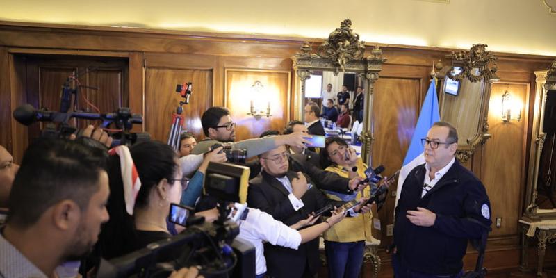 Presidente desde el centro de monitoreo