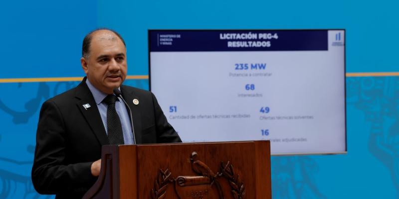 Manuel Eduardo Arita Sagastume, Ministro de Energía y Minas