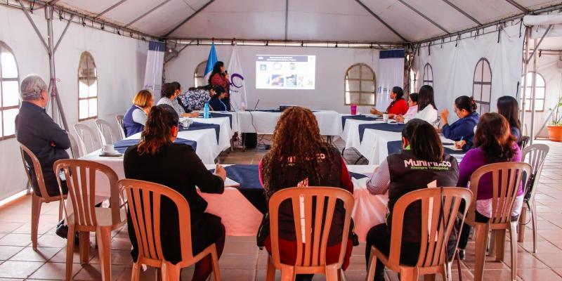 Delegada de SEPREM presentó  Plan de Trabajo 2023 de la Comisión de la Mujer departamental, Guatemala.  