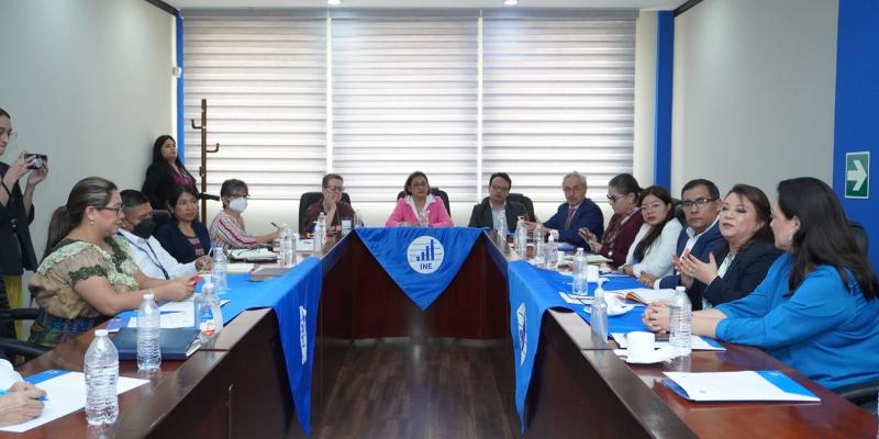 INE PRESENTA RESULTADOS DE PRUEBA PILOTO DE ENCABIH  A COOPERANTES NACIONALES E INTERNACIONALES