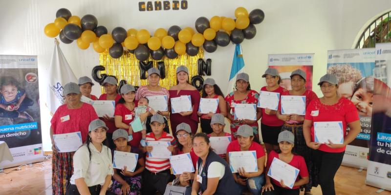 1,540 guatemaltecos más promoverán la seguridad alimentaria y nutricional como agentes de cambio