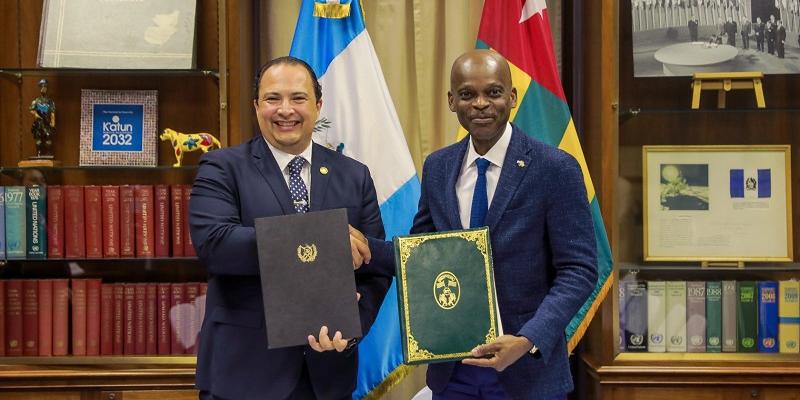 Guatemala y Togo acuerdan iniciar relaciones diplomáticas 