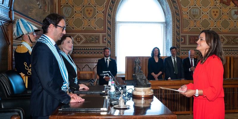 Embajadora guatemalteca presenta cartas credenciales en San Marino 