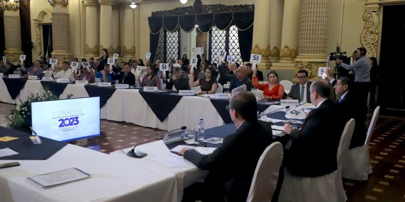 Cuarta reunión ordinaria del Conadur se celebró en el Palacio Nacional de la Cultura.