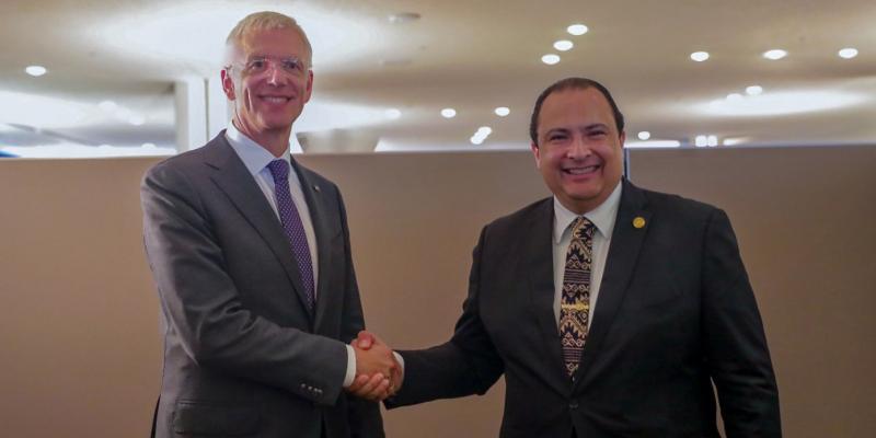 Cancilleres de Guatemala y Letonia firman Memorando de Entendimiento sobre Consultas Políticas 