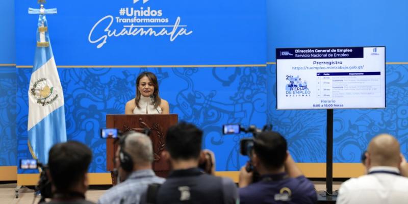 Viceministra de Trabajo, Geovanna Salazar