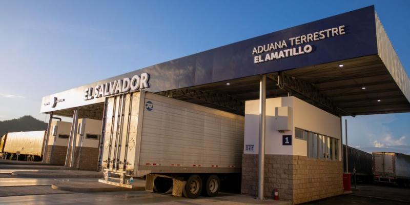 Puesto fronterizo El Amatillo, El Salvador.