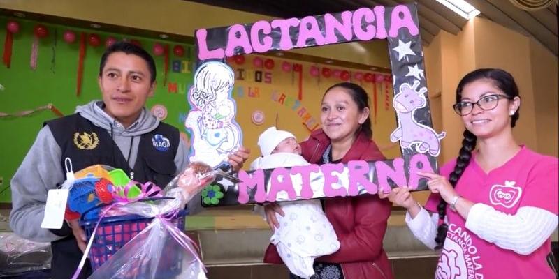 Promueven lactancia materna en San Carlos Sija, Quetzaltenango
