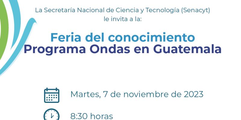 Feria del conocimiento - Programa Ondas en Guatemala 
