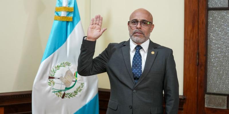 Ministro de Gobernación Byron Bor Illescas