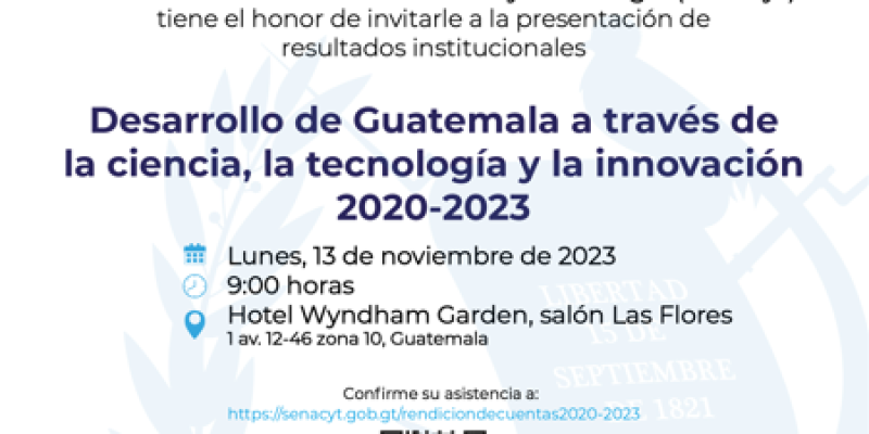 Desarrollo de Guatemala a través de la ciencia, la tecnología y la innovación 2020-2023