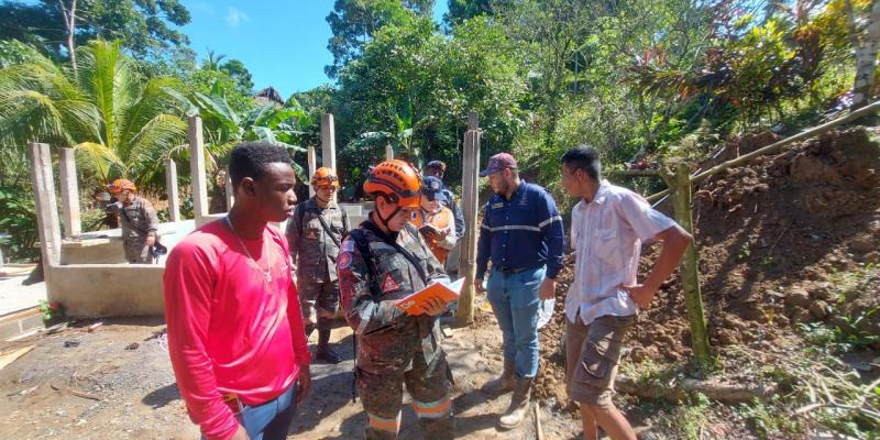 Ejército de Guatemala continúa emprendiendo acciones ante las constantes lluvias que se registran en el territorio nacional.