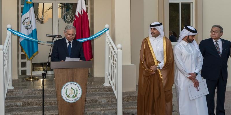 Ministerio de Relaciones Exteriores inaugura Embajada de Guatemala en Qatar 