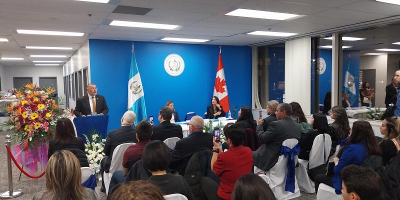 Guatemala abre en Toronto su tercer consulado en Canadá 