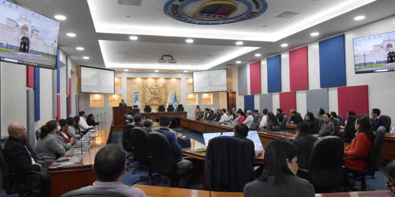 Diferentes direcciones de SEGEPLAN participaron en presentación de resultados del trienio 2020-2023.