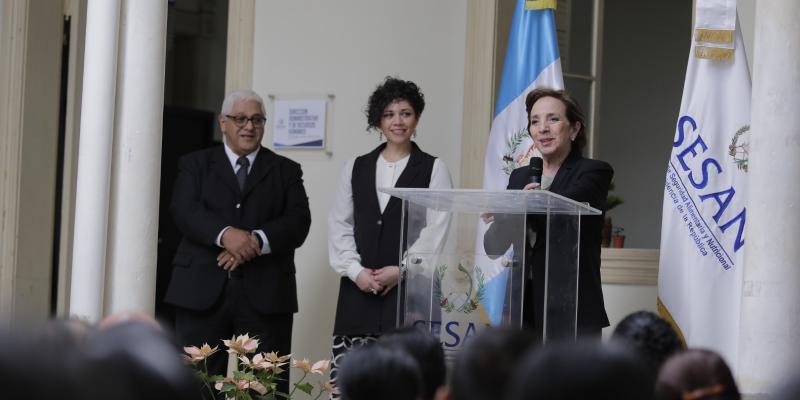 Asumen nuevas autoridades de la SESAN