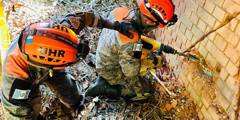 Ejército de Guatemala participó en macro simulacro 2024.