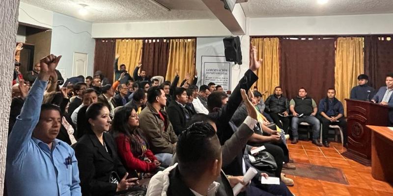 Reunión extraordinaria del Codede de San Marcos.