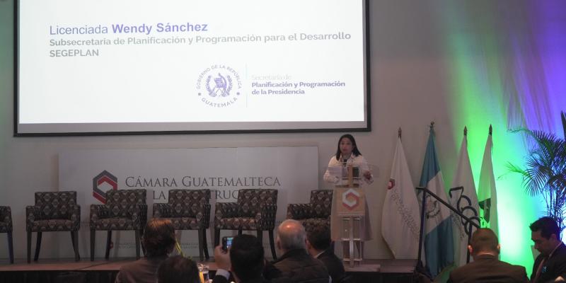 Subsecretaria de Planificación, Wendy Sánchez.