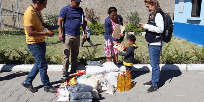 Inicia entrega de 2 mil 256 raciones alimentarias en Chimaltenango