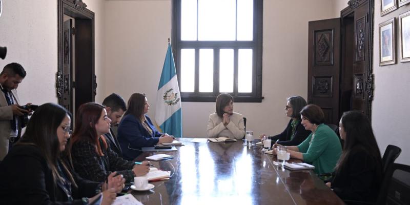 Presidenta en funciones Karin Herrera 