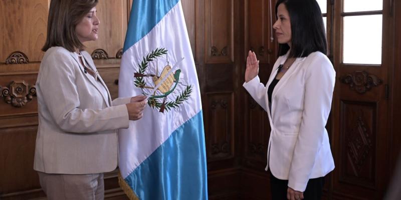 Presidenta en funciones Karin Herrera 